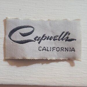 Capwell's California Vintage 1960's Garment Label